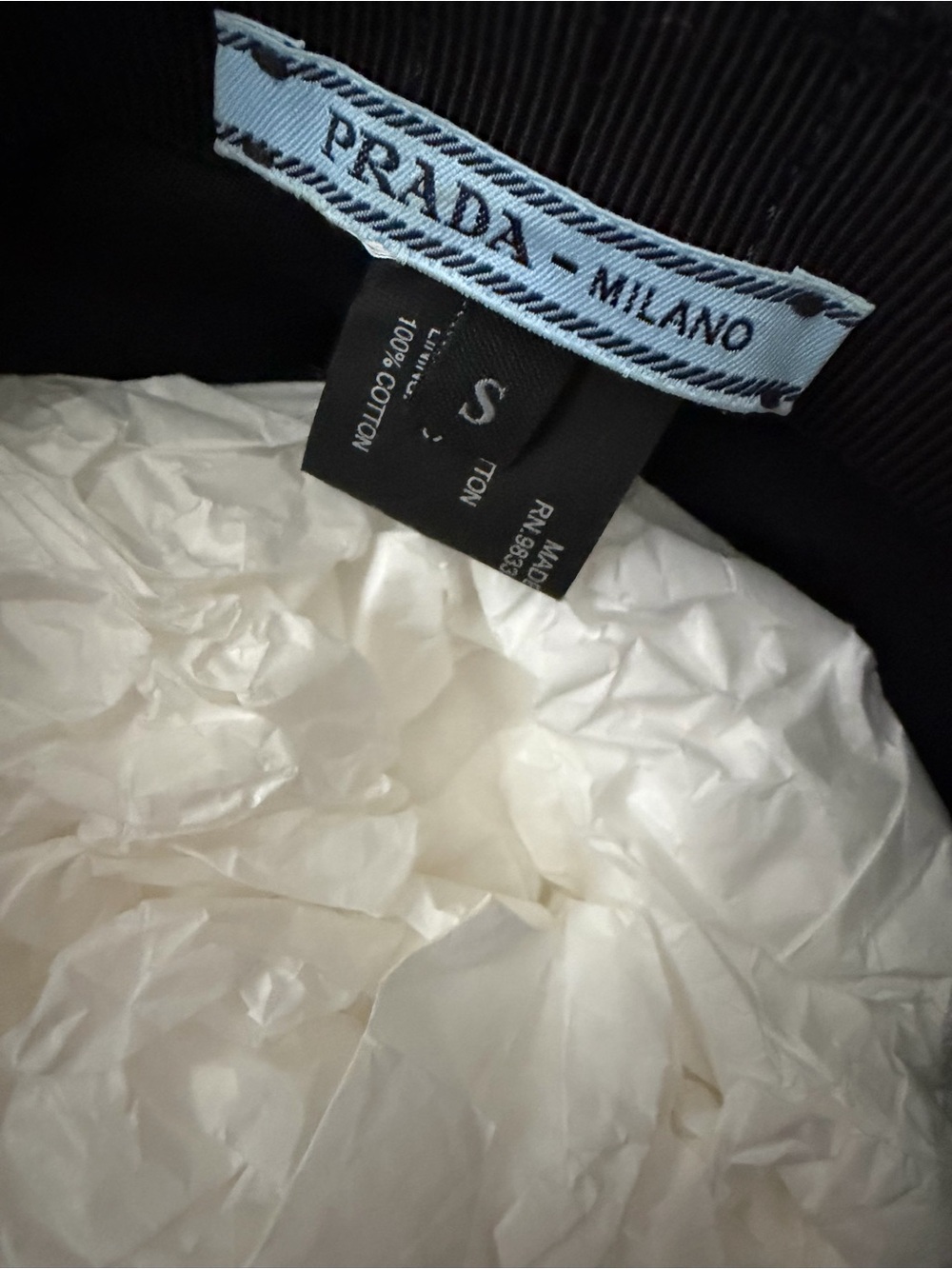 Prada Plexiglass Bucket Hat Size S - Picture 5 of 8